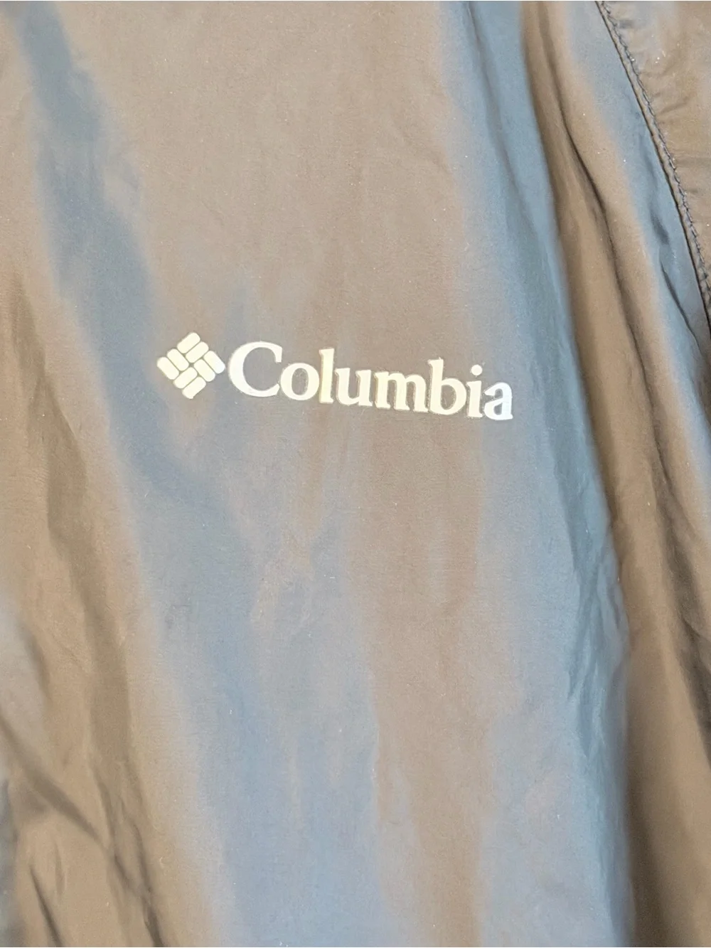 Columbia Black Hooded Wind Jacket for Men